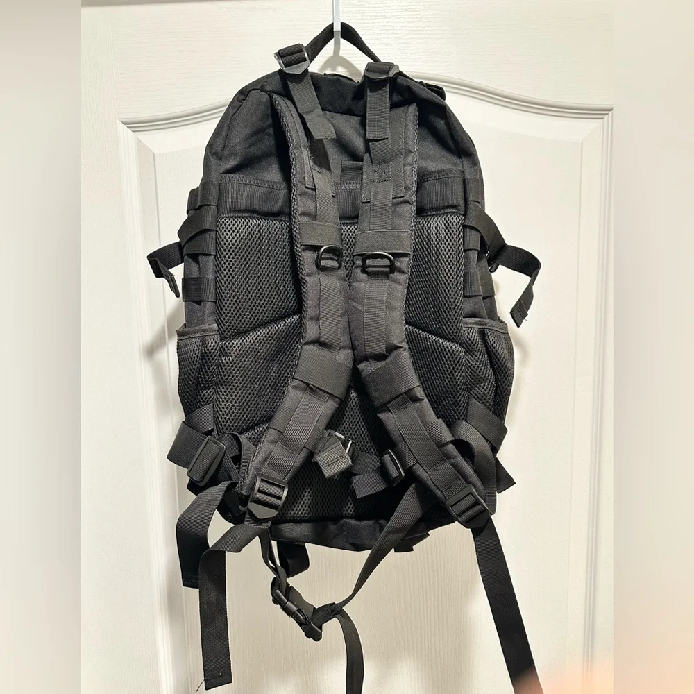 Black Tactical Military Grade Backpack